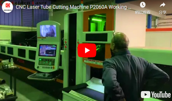 이탈리아에서 작동하는 CNC 레이저 튜브 절단 기계 P2060A