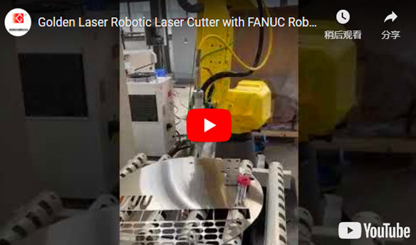 FANUC 로봇과 골든 레이저 로봇 레이저 커터